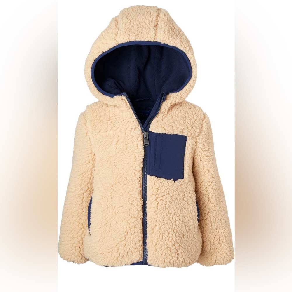 COPY - Faux Shearling Midweight Jacket Perry Ellis Baby Size 12 Months